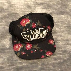 Vans floral hat.